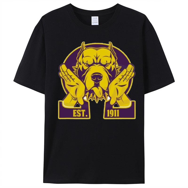 Black Fraternity Omega 1911 Bulldog Hand T-Shirt Unisex