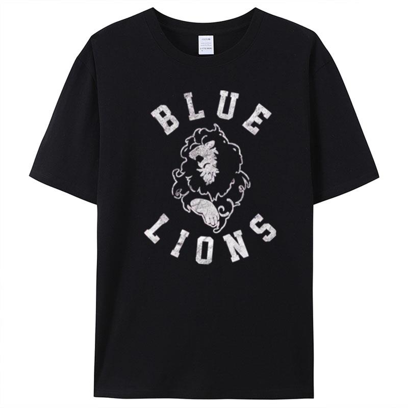 Blue Lions Retro Style Fire Emblem Three Houses T-Shirt Unisex