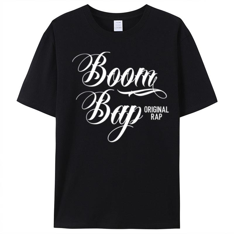 Boom Bap Original Rap Hip Hop Old School Dj Mc T-Shirt Unisex