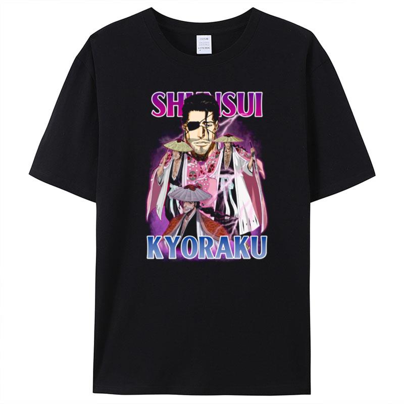 Bootleg Anime Shunsui Kyoraku Bleach T-Shirt Unisex