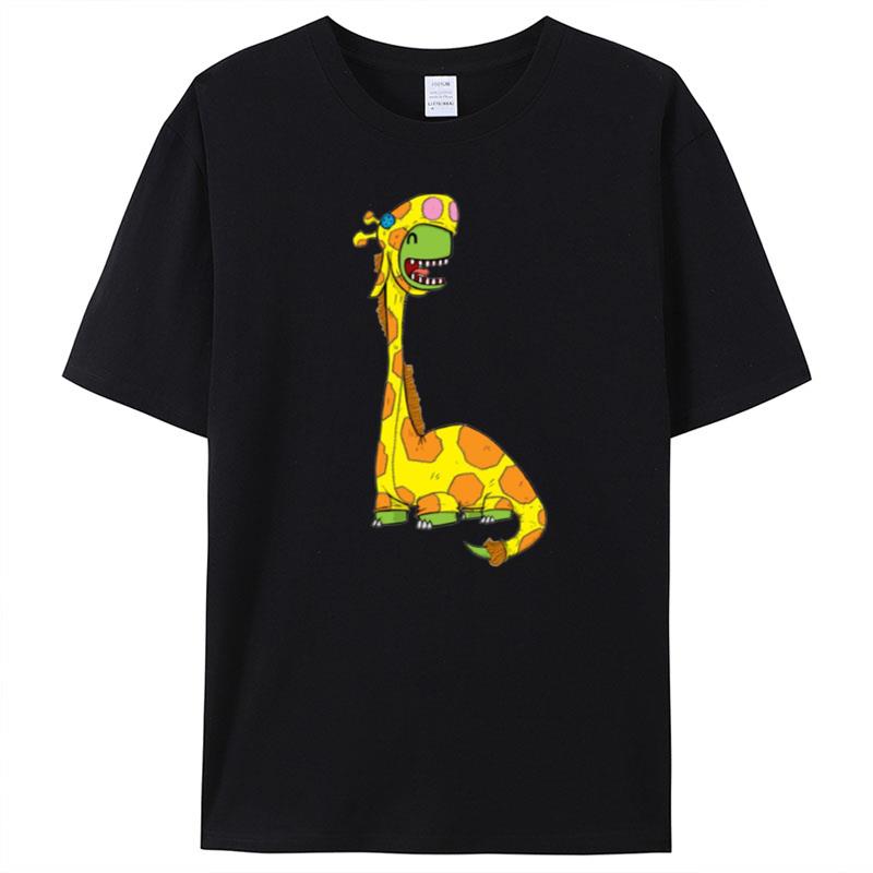 Bronto Raffe Giraffe Dinosaur Cosplay Giraffe T-Shirt Unisex