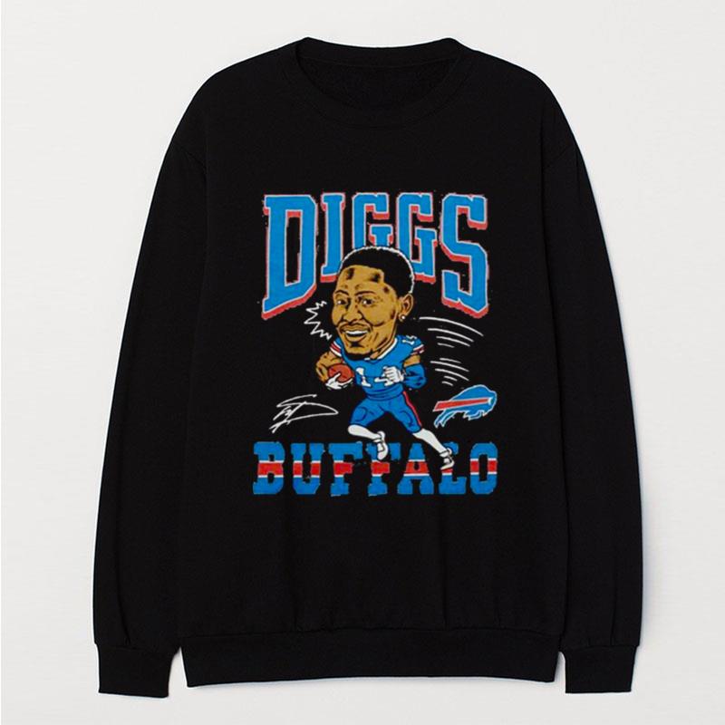 Buffalo Bills Stefon Diggs Signature Homage Caricature Player T-Shirt Unisex