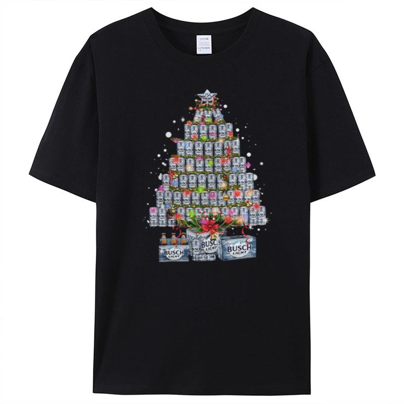 Busch Light Christmas Tree T-Shirt Unisex