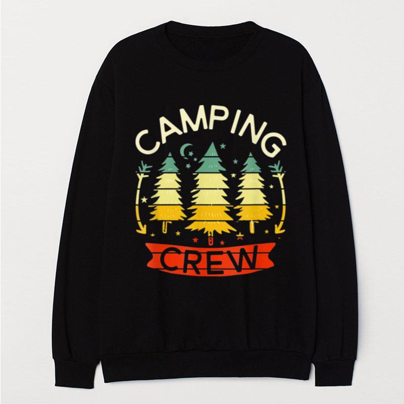 Camp Family Camping Trip Camper Matching Group Camping Crew T-Shirt Unisex