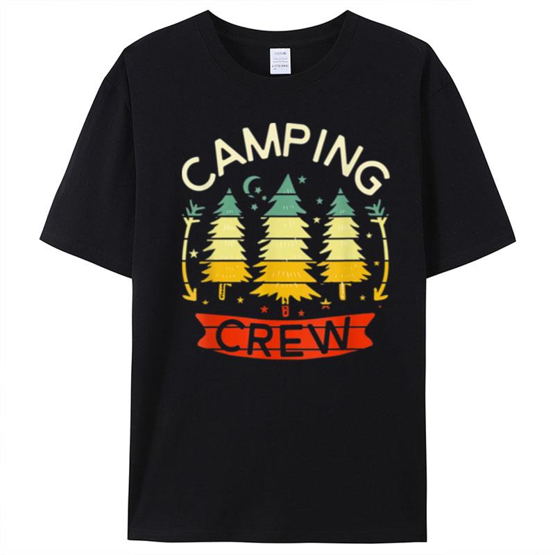 Camp Family Camping Trip Camper Matching Group Camping Crew T-Shirt Unisex