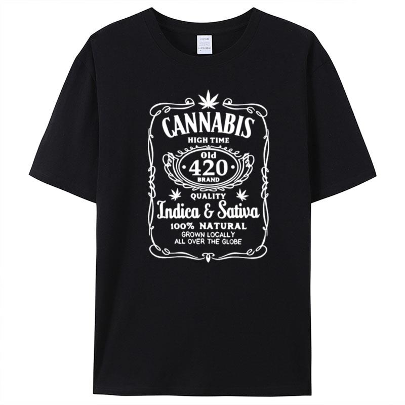 Cannabis High Time Old 420 Brand T-Shirt Unisex