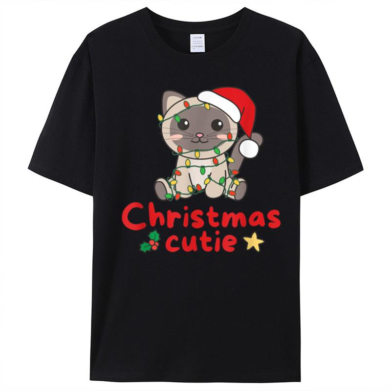 Cat Christmas Cutie Cats Christmas T-Shirt Unisex