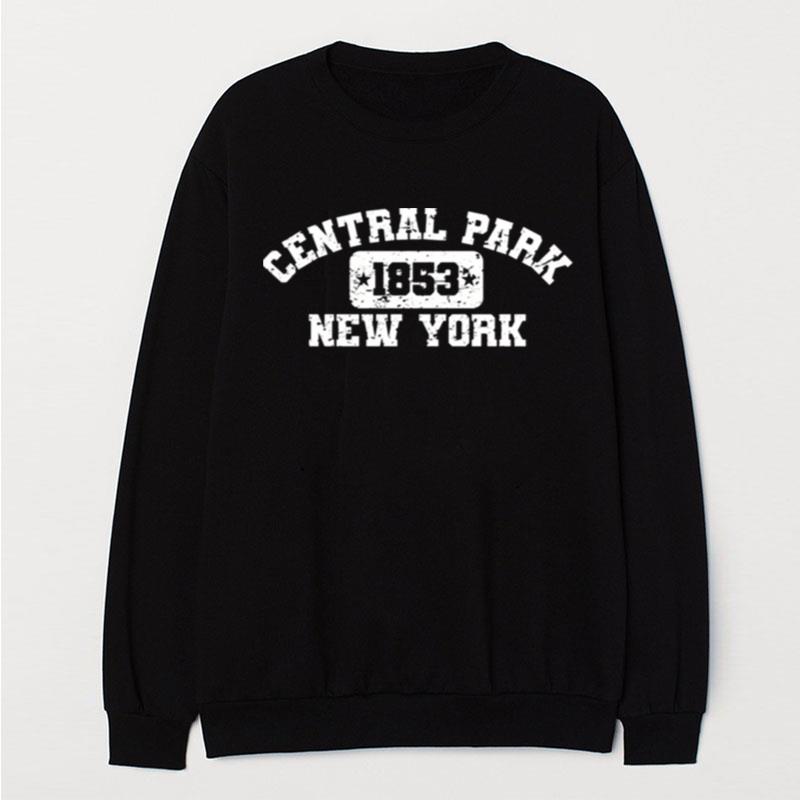 Central Park Nyc Athletic Style Distressed Vintage T-Shirt Unisex