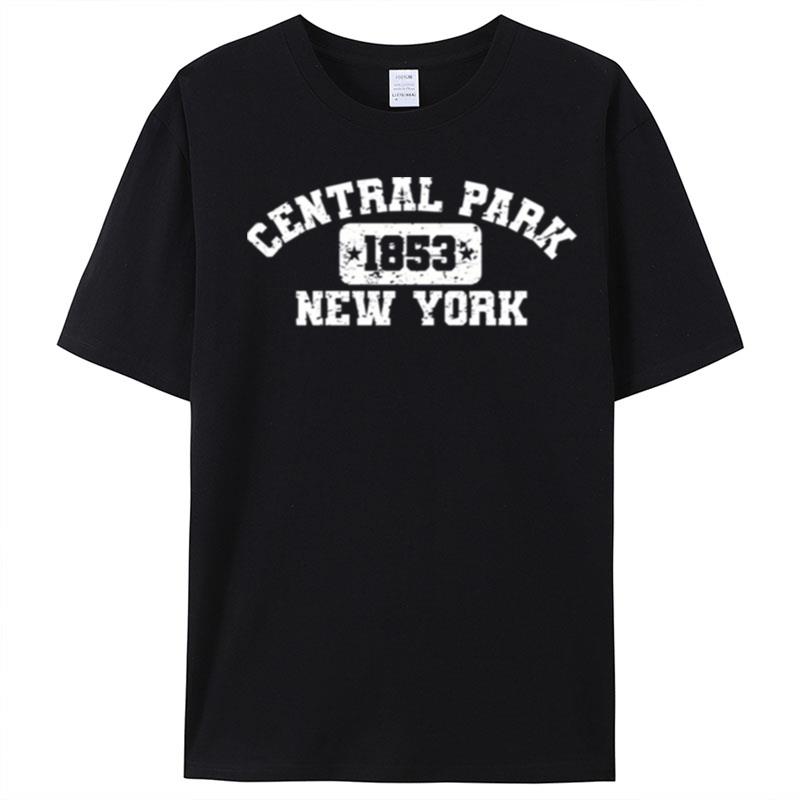 Central Park Nyc Athletic Style Distressed Vintage T-Shirt Unisex