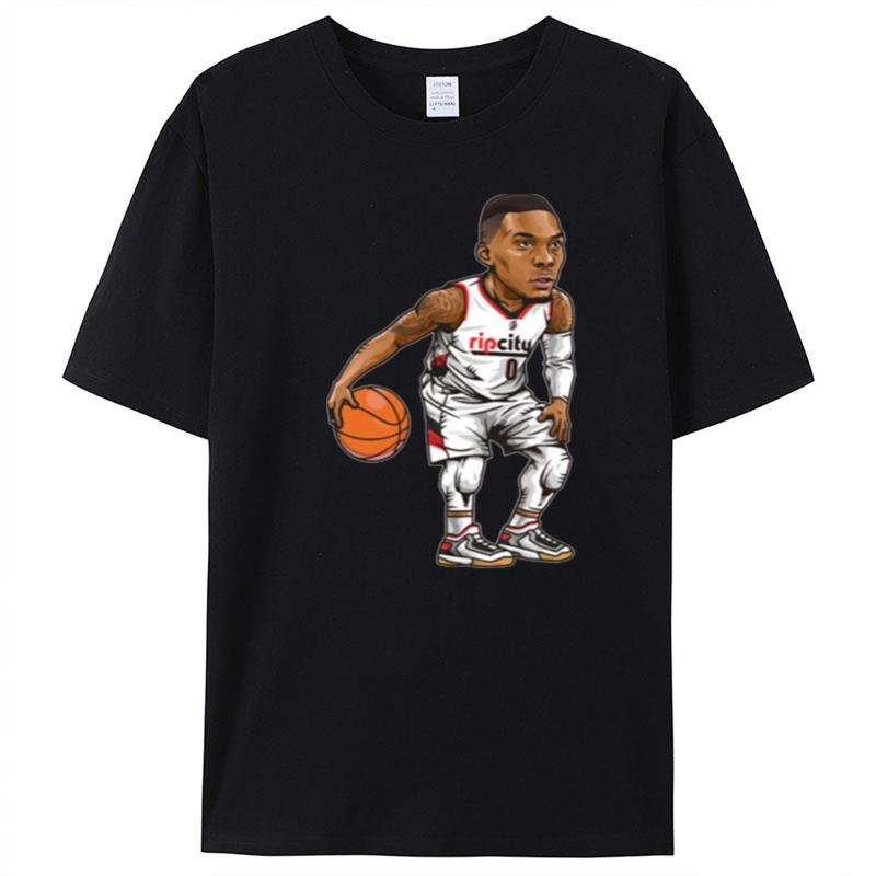 Chibi Rip City Damian Lillard T-Shirt Unisex