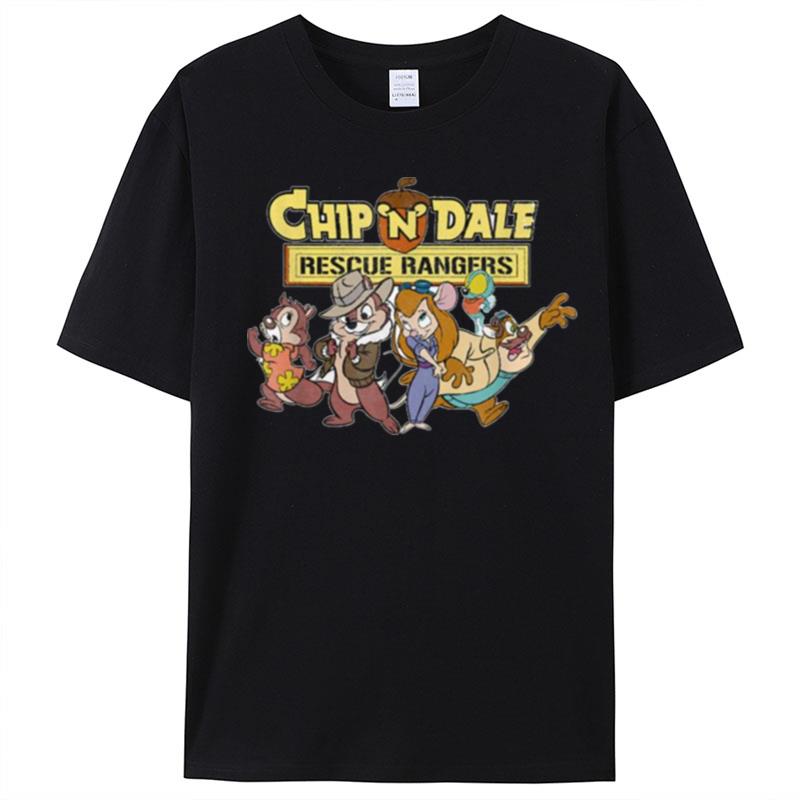 Chip N Dale Characters Rescue Rangers T-Shirt Unisex