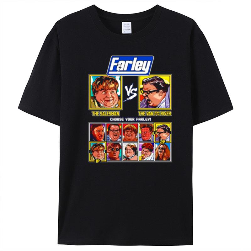 Chris Farley Tommy Boy Vs Snl Matt Foley T-Shirt Unisex