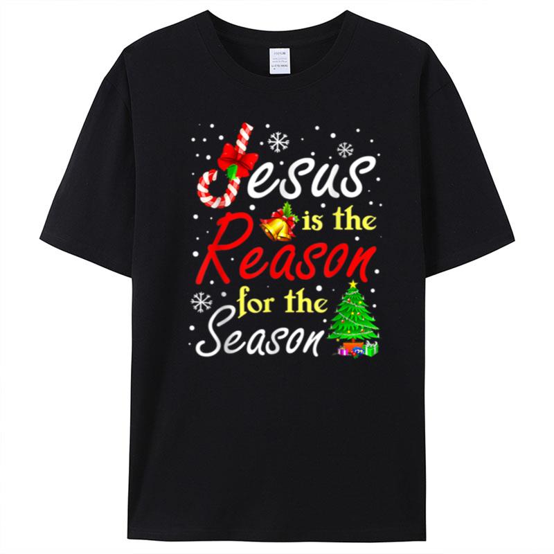 Christian Jesus The Reason Christmas Stocking Stuffer Gifts T-Shirt Unisex