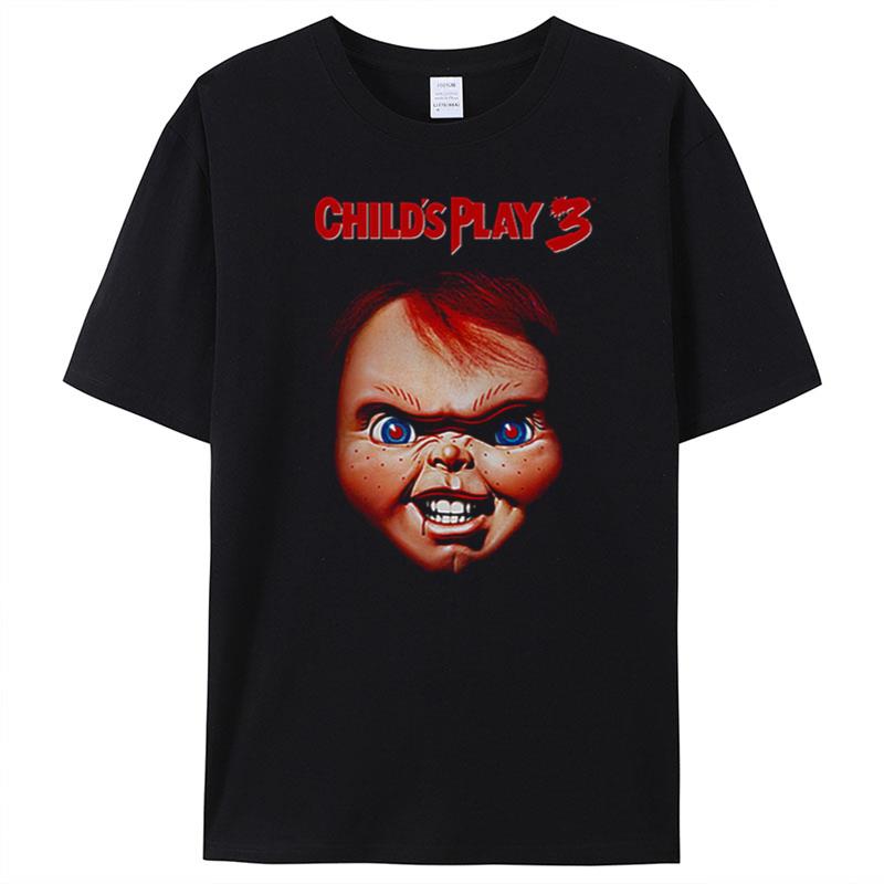 Chucky's Face Child's Play 3 T-Shirt Unisex