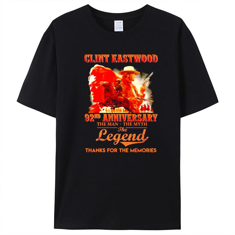 Clint Eastwood 92Nd Anniversary The Man The Myth The Legend T-Shirt Unisex