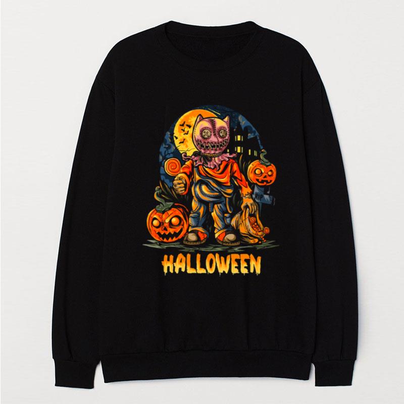 Cool Design Lil Boo Horror Nights Vintage Halloween T-Shirt Unisex