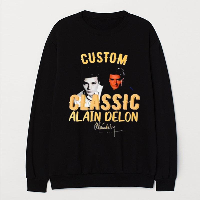 Custom Classic Alain Delon Maindely Signature T-Shirt Unisex