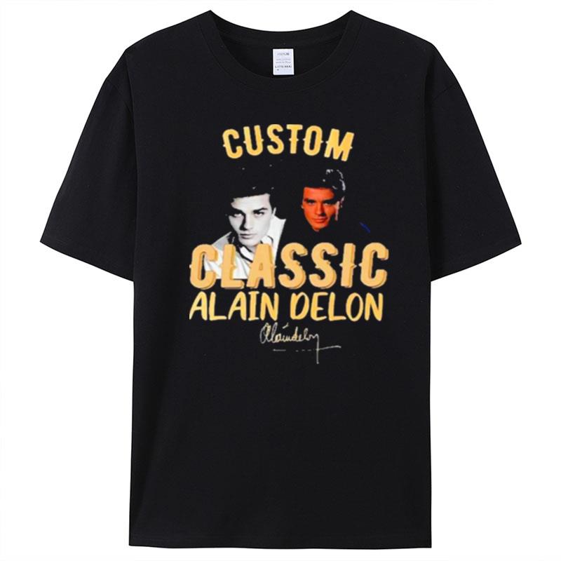 Custom Classic Alain Delon Maindely Signature T-Shirt Unisex