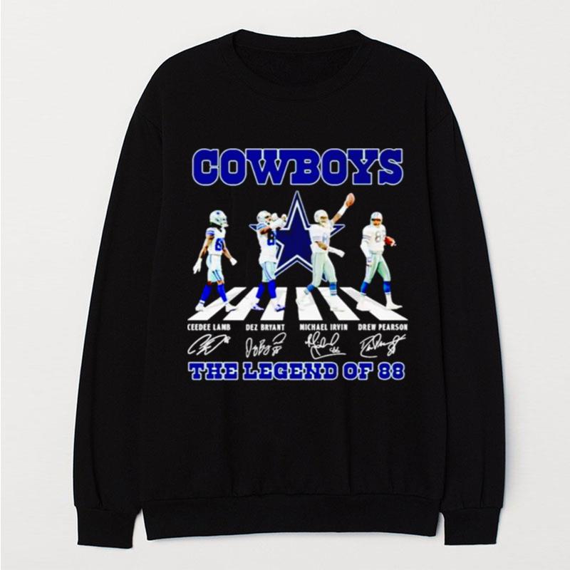 Dallas Cowboys Abbey Road The Legend Of 88 Signatures T-Shirt Unisex