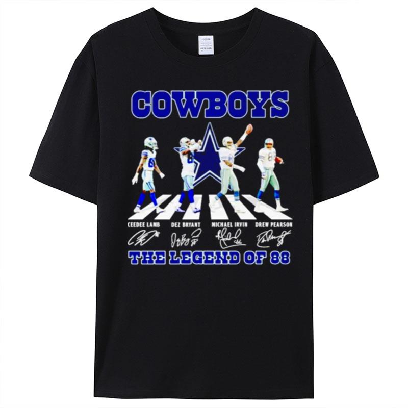 Dallas Cowboys Abbey Road The Legend Of 88 Signatures T-Shirt Unisex