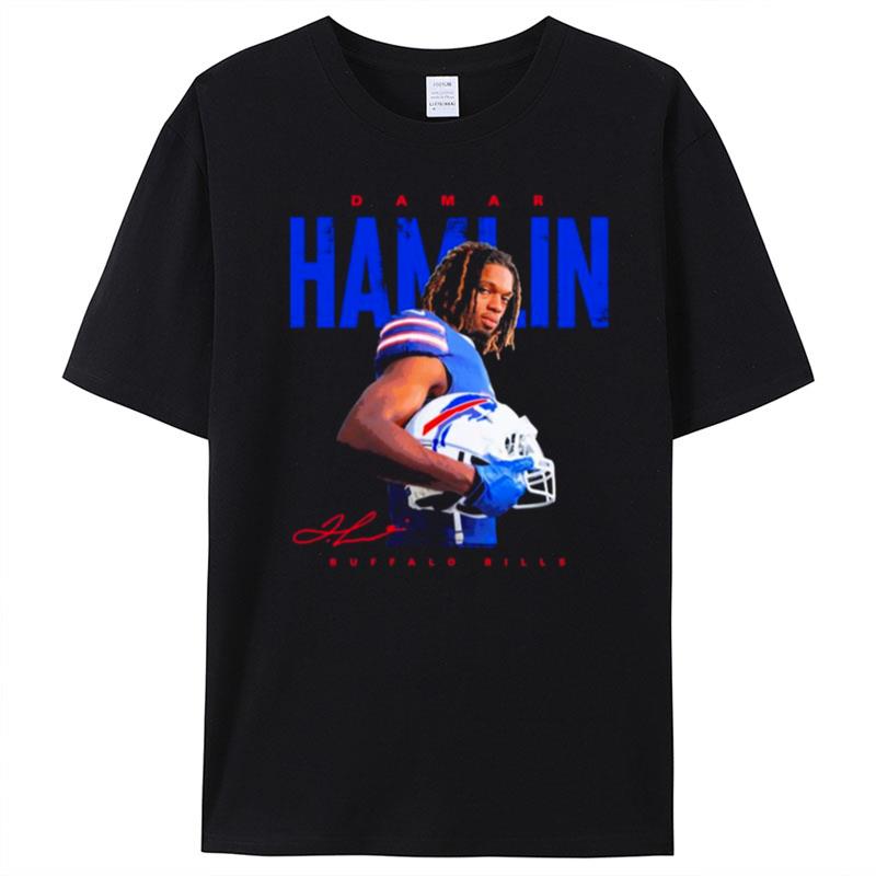 Damar Hamlin Buffalo Bills Signature T-Shirt Unisex