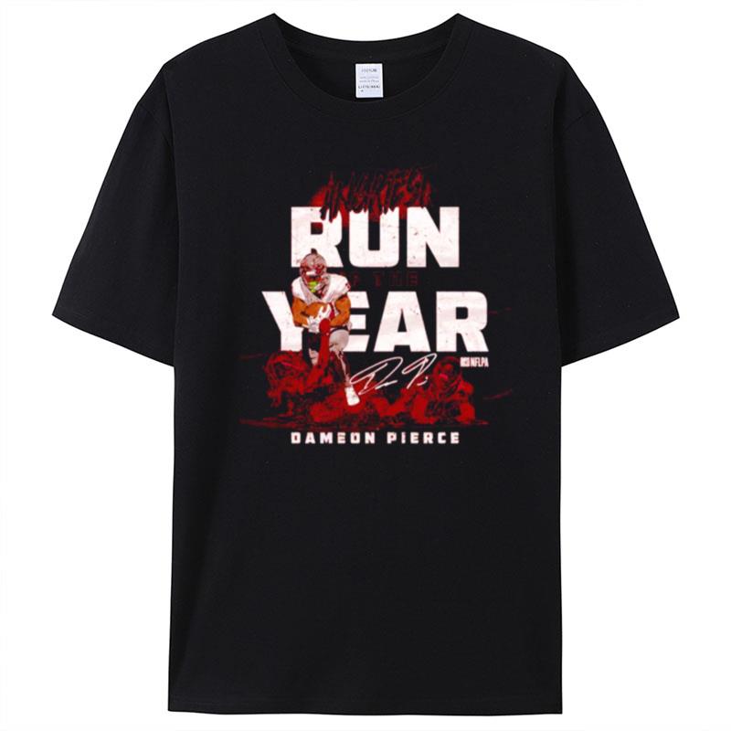 Dameon Pierce Houston Angriest Run Of The Year Signature T-Shirt Unisex