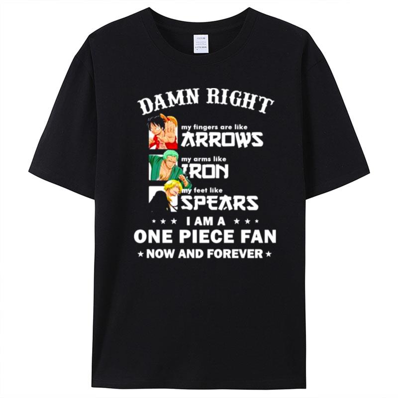 Damn Right I Am A One Piece Fan Now And Forever T-Shirt Unisex