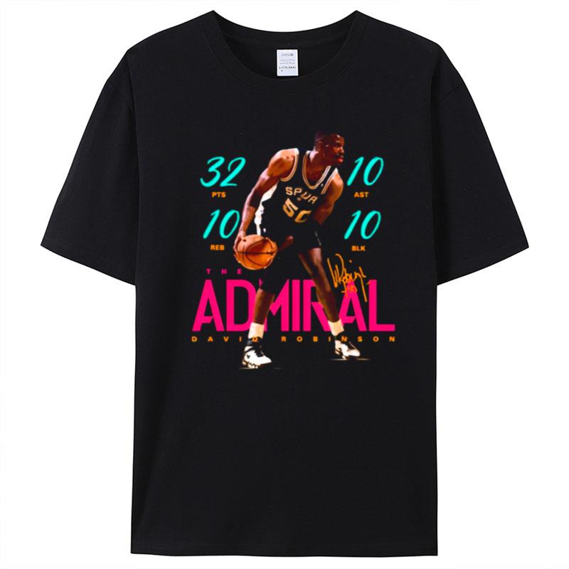 David Robinson The Admiral Basketball T-Shirt Unisex