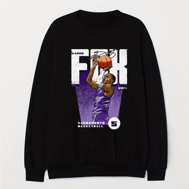 De'Aaron Fox Premiere Number 5 Sacramento Kings T-Shirt Unisex