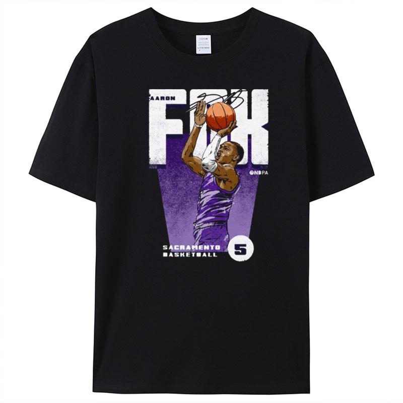 De'Aaron Fox Premiere Number 5 Sacramento Kings T-Shirt Unisex