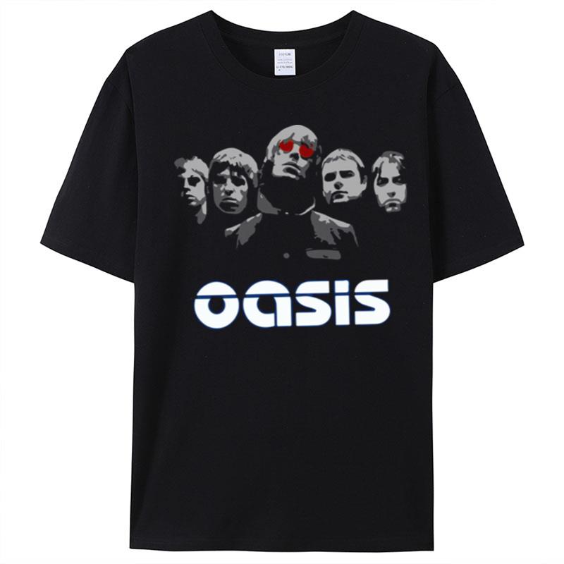 Digital Design Oasis Band T-Shirt Unisex