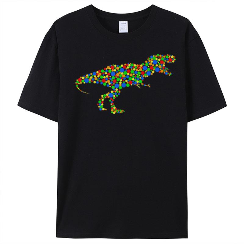 Dinosaur Dot Day Polka Dot International Dot Day T-Shirt Unisex