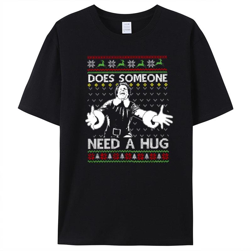 Does Someone Need A Hug Christmas Buddy The Elf T-Shirt Unisex