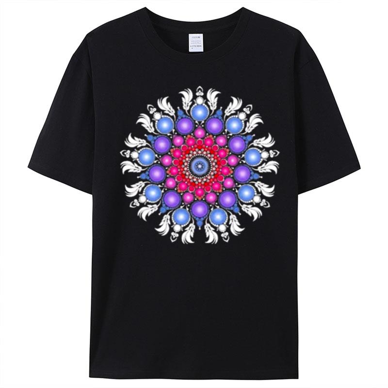 Dot Mandala International Dot Day Geometry Art Good Vibe T-Shirt Unisex