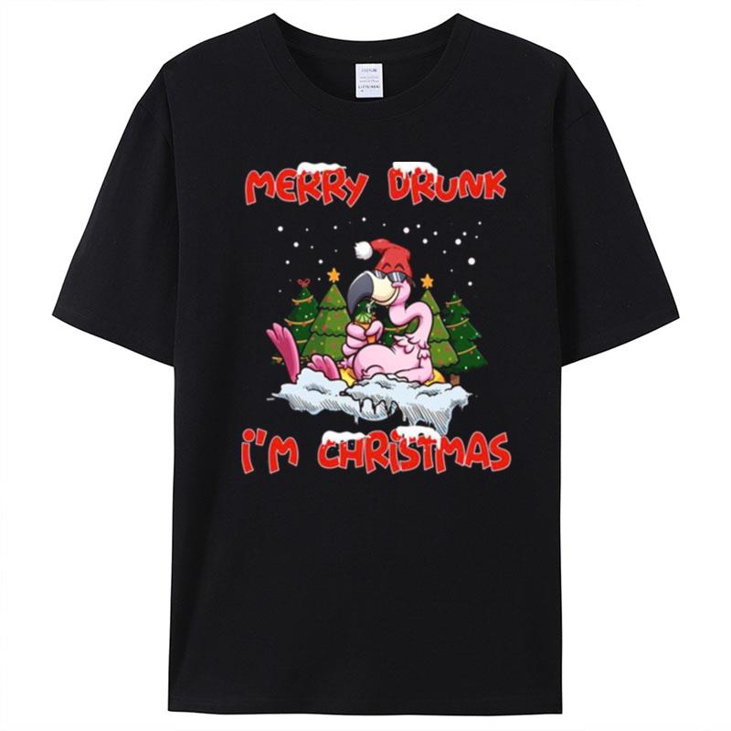 Drunk Christmas Funny Christmas T-Shirt Unisex