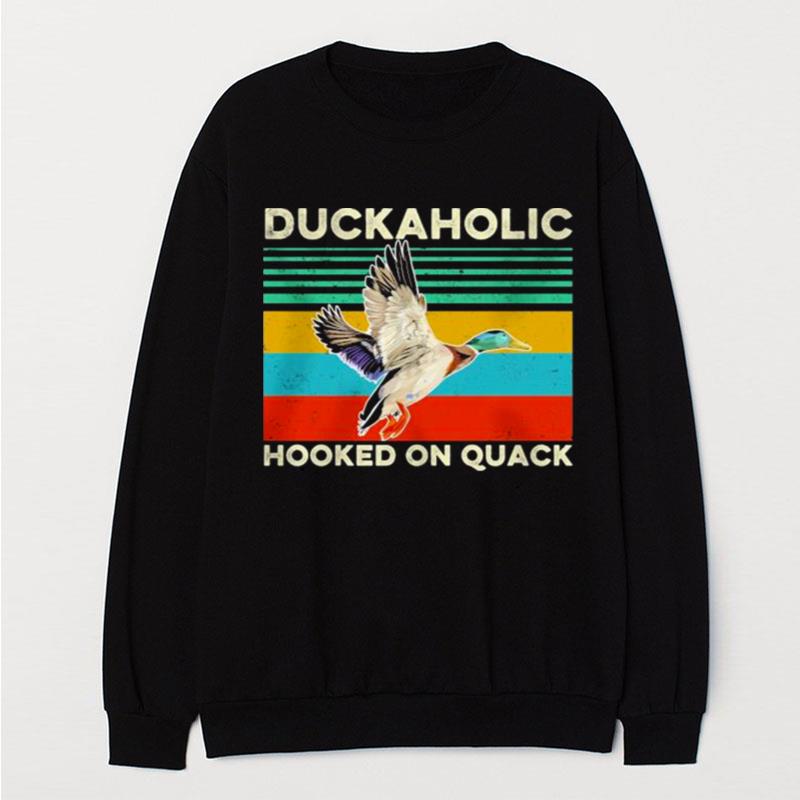 Duckaholic Hooked On Quack Vintage T-Shirt Unisex