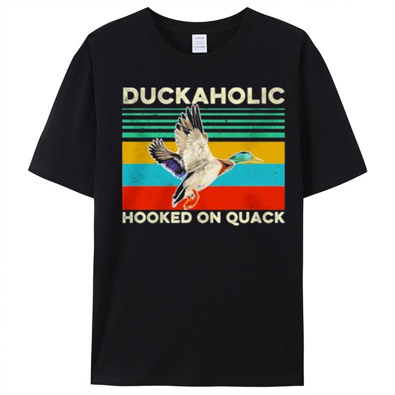 Duckaholic Hooked On Quack Vintage T-Shirt Unisex