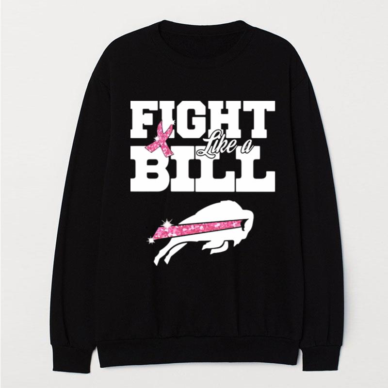 Fight Like A Buffalo Bill Breast Cancer Awareness T-Shirt Unisex