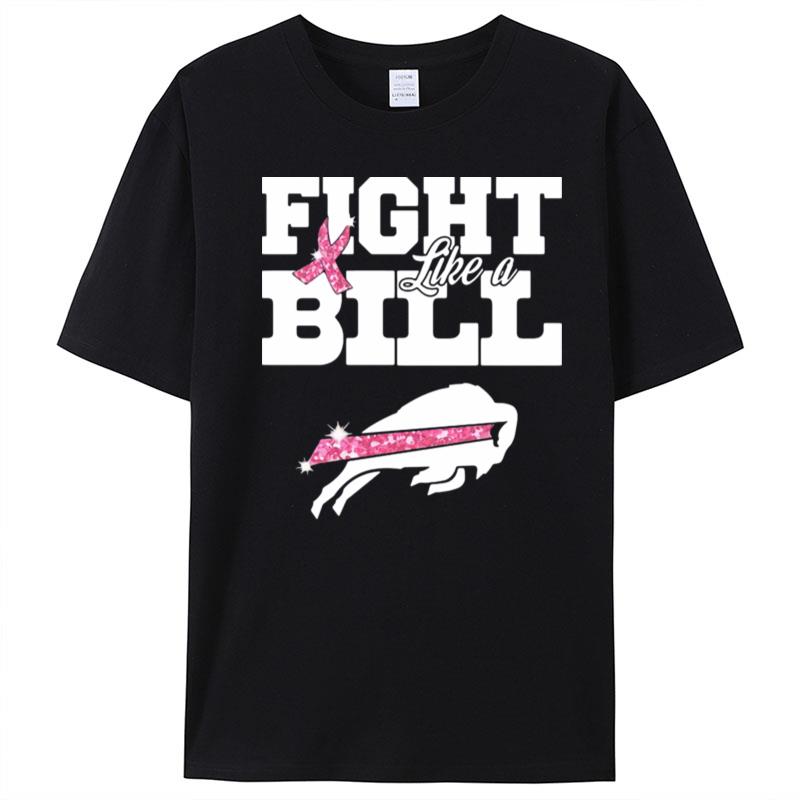 Fight Like A Buffalo Bill Breast Cancer Awareness T-Shirt Unisex