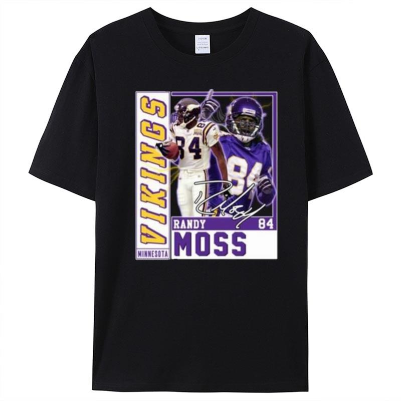 Fooball Legend Signature Vintage Retro 80S Randy Moss T-Shirt Unisex