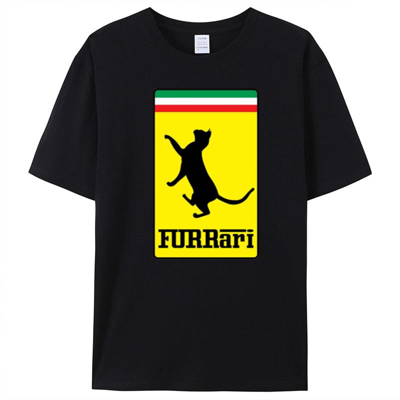 Furrari Not Ferrari Cat Logo T-Shirt Unisex