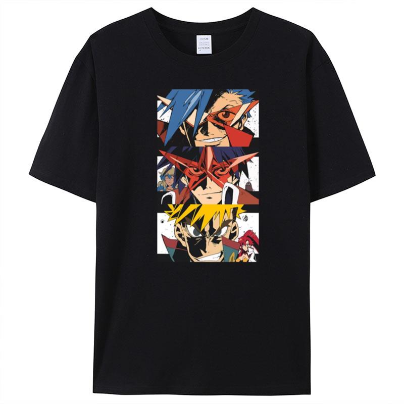 Gurren Lagann Anime Graphic T-Shirt Unisex