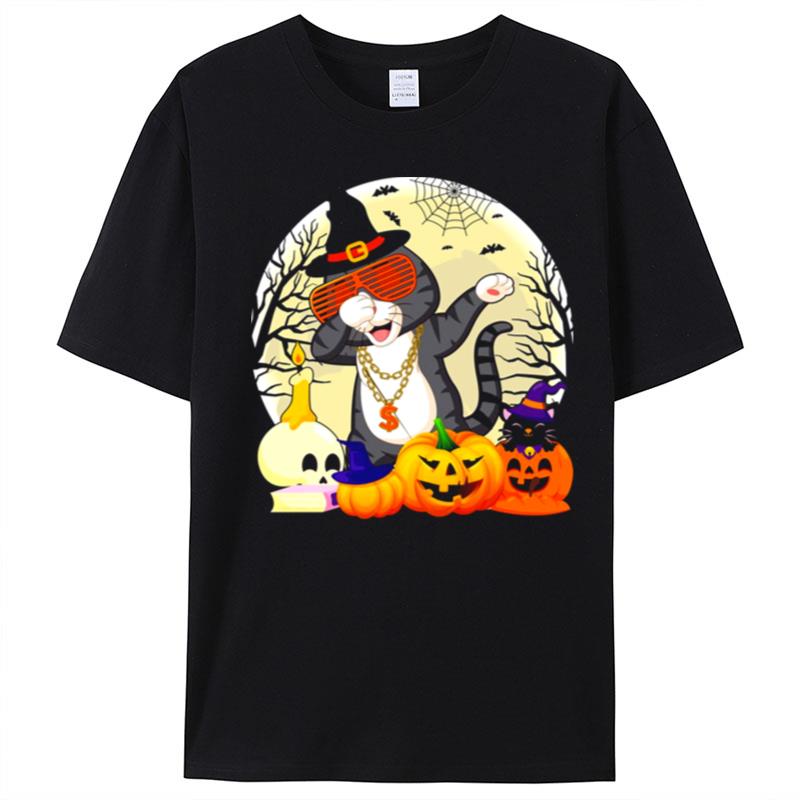 Halloween Cat Dad T-Shirt Unisex