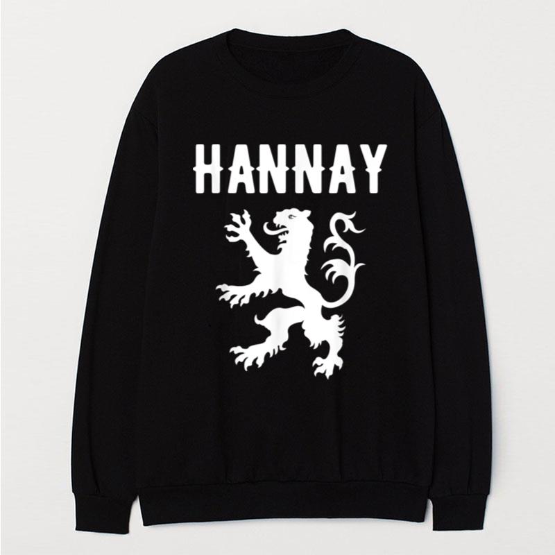 Hannay Clan Scottish Family Name Scotland Heraldry T-Shirt Unisex