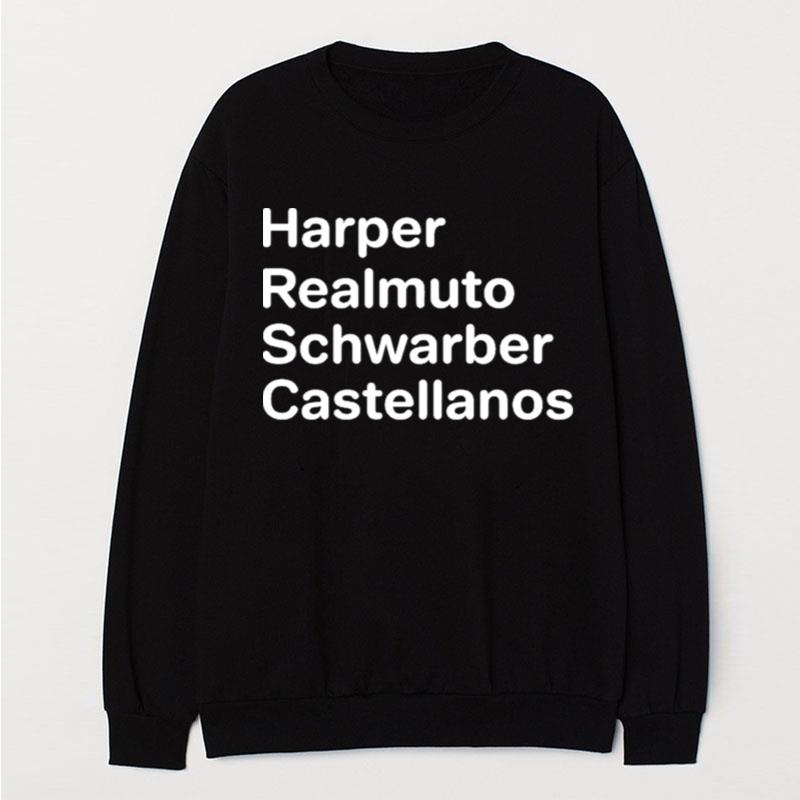 Harper Realmuto Schwarber Castellanos T-Shirt Unisex