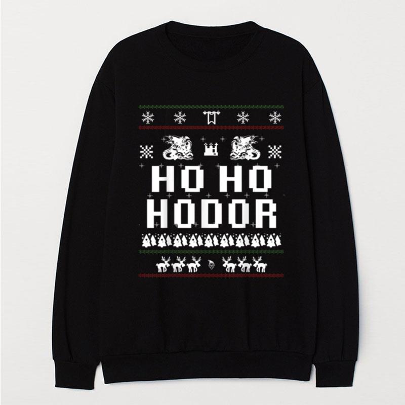 Ho Ho Hodor Ugly Christmas T-Shirt Unisex