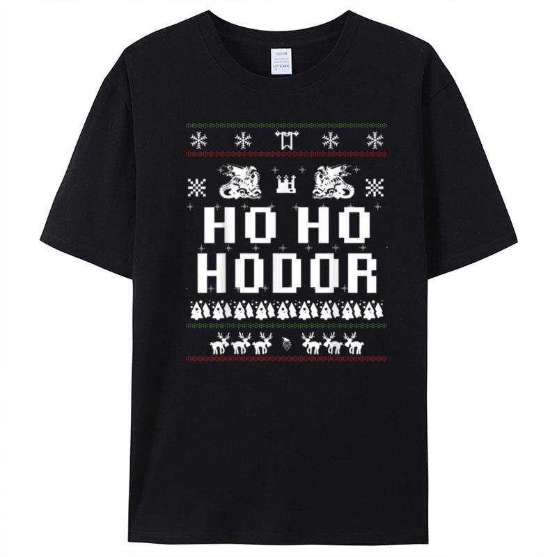 Ho Ho Hodor Ugly Christmas T-Shirt Unisex