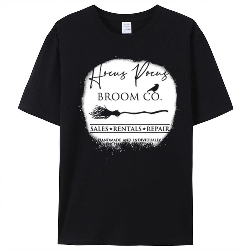 Hocus Pocus Broom Co Sales Rentals Repair Since 1682 Witch T-Shirt Unisex