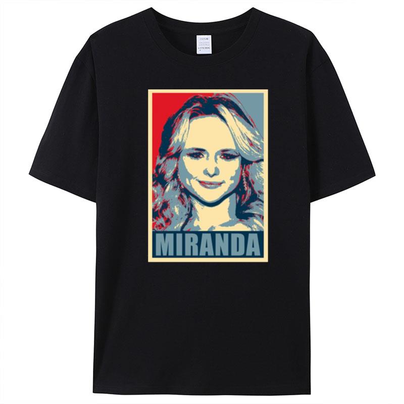 Hope Portrait Miranda Lamber T-Shirt Unisex