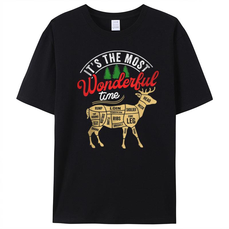 Hunting It's The Most Wonderful Time Loin Foreleg Neck Head T-Shirt Unisex